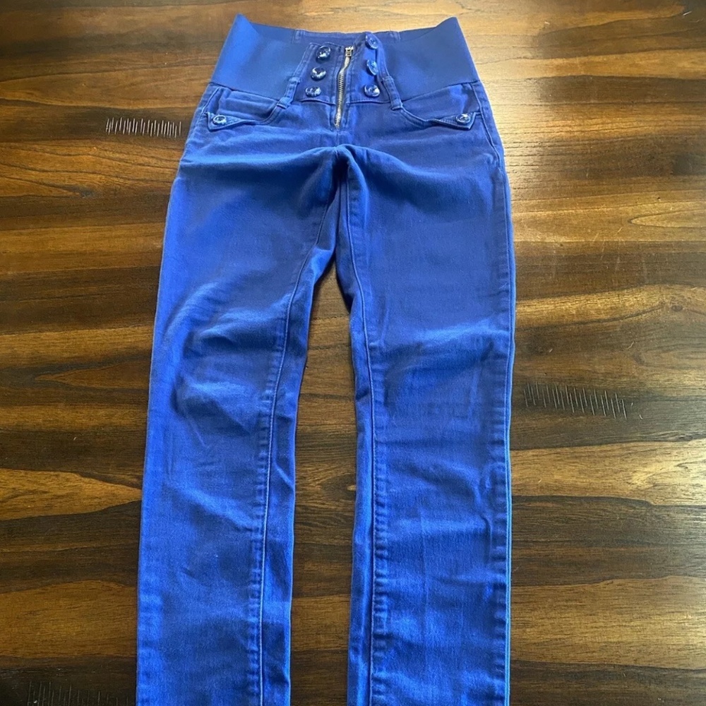 Love Culture | Blue  denim high rise skinny jeans Size S